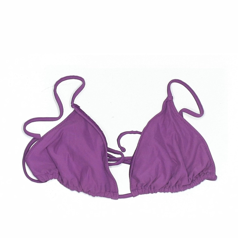 Purple Triangle Bikini Top - Women Swim Bikini